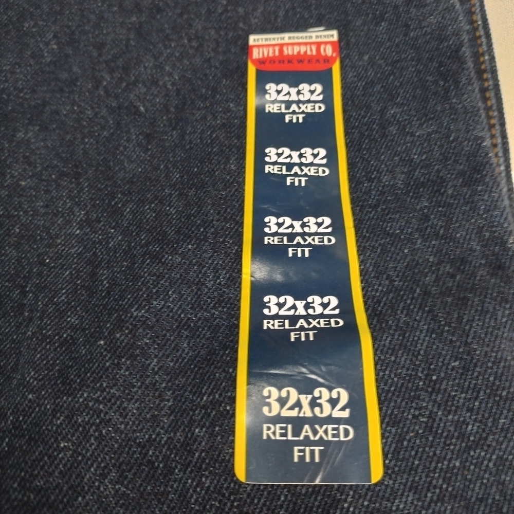 Mission Ridge 32X32 Men's Blue Straight Leg Jeans Sz 32X32 NWT - Picture 8 of 9
